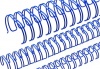 Фото товара Пружина металлическая wireMARK 3:1 6.4 мм 100 шт. синяя (47213)