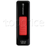 Фото USB флеш накопитель 128GB Transcend JetFlash 760 Black/Red (TS128GJF760)