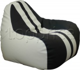 Фото Кресло-мешок Примтекс Плюс Simba Sport H-2200/D-5 M White/Black