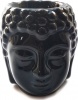Фото товара Аромалампа Arjuna керамическая черная Будда 7x7x8,5 см (32035A)