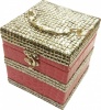 Фото товара Шкатулка Kanishka для бижутерии розовая 12,5x12,5x12,5 см (26332E)