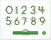 Фото товара Магнитная доска Kid O для изучения цифр зеленая (10347)