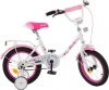 Фото товара Велосипед двухколесный Profi 14" Flower White/Pink (Y1485)