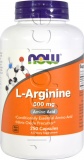 Фото L-Аргинин Now Foods 500 мг 250 капсул (NF0031)