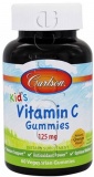 Фото Витамин C Carlson 125 мг для детей апельсин 60 таб (CL4903)