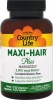 Фото товара Комплекс Country Life Maxi-Hair для роста и укрепления волос 120 капсул (CLF5045)