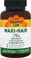 Фото Комплекс Country Life Maxi-Hair для роста и укрепления волос 120 капсул (CLF5045)