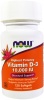Фото товара Витамин D-3 Now Foods 10000IU 120 капсул (NF0376)