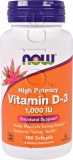Фото Витамин D-3 Now Foods 1000IU 180 капсул (NF0365)
