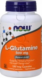 Фото L-Глютамин Now Foods 500 мг 120 капсул (NF0092)