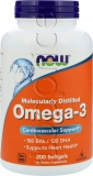 Фото Омега-3 Now Foods 1000 мг 200 капсул (NF1652)
