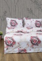 Фото Комплект постельного белья Lotus семейный ранфорс Angelique V1 Pink (svt-2000008479349)