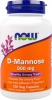Фото товара D-Манноза Now Foods 500 мг 120 капсул (NF2811)