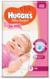 Фото Подгузники для девочек Huggies Ultra Comfort 3 Jumbo 56 шт. (5029053565354)