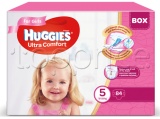 Фото Подгузники для девочек Huggies Ultra Comfort 5 Box 84 шт. (5029053547862)