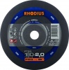 Фото товара Диск отрезной по металлу Rhodius PRO FT33 180x2,0x22,2 мм (200975)