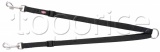 Фото Поводок-сворка Trixie Premium нейлон XS-M 40-70 см/15 мм черный (201101)