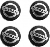 Фото товара Наклейка на колпак Vitol Nissan 60 мм черная 4 шт.