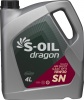 Фото товара Моторное масло S-oil Dragon SN 10W-30 4л