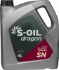 Фото товара Моторное масло S-oil Dragon SN 10W-40 4л