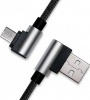 Фото товара Кабель USB2.0 AM -> micro-USB REAL-EL 1 м Premium Black