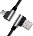 Фото Кабель USB2.0 AM -> micro-USB REAL-EL 1 м Premium Black