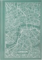 Фото Блокнот Axent A4 96л. Maps London Turquoise (8422-516-A)