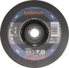 Фото товара Диск зачистной по металлу Rhodius ALPHA KSM 180x6,0x22,2 мм (200056)
