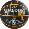 Фото товара Мяч баскетбольный Spalding NBA Marble Outdoor Black/Orange/Green Size 7 (3001550100017)