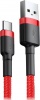 Фото товара Кабель USB2.0 AM -> USB Type C Baseus Cafule 2 м Red/Red (CATKLF-C09)