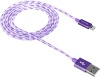 Фото товара Кабель USB -> Lightning Canyon Braided 1 м Purple (CNE-CFI3P)