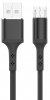 Фото товара Кабель USB -> micro-USB Jellico KDS-70 LED 1.2m 3A Black