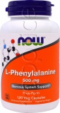 Фото L-Фенилаланин Now Foods 500 мг 120 капсул (NF0132)