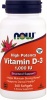 Фото товара Витамин D3 Now Foods 1000IU 360 капсул (NF0375)