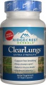 Фото Комплекс RidgeCrest Herbals Clear Lungs Для поддержки легких Экстра сила 60 капсул (RCH154)