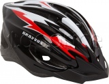 Фото Шлем велосипедный Bravvos HEL127 size М Black/White/Red (HEAD-002)