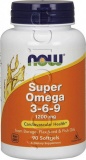 Фото Супер омега 3-6-9 Now Foods 1200 мг 90 капсул (NF1839)
