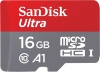 Фото товара Карта памяти micro SDHC 16GB SanDisk Ultra UHS-I A1 C10 (SDSQUAR-016G-GN6MN)