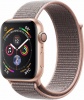 Фото товара Смарт-часы Apple Watch Series 4 44mm Gold Aluminium/Pink Sand Sport Loop (MU6G2GK/A)