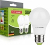 Фото товара Лампа Eurolamp LED A60 7W E27 220V 4000K 2 шт. (MLP-LED-A60-07274(E))