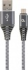 Фото товара Кабель USB2.0 AM -> micro-USB Cablexpert Premium 1 м (CC-USB2B-AMmBM-1M-WB2)