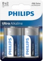 Фото Батарейки Philips Ultra Alkaline D/LR20 BL (LR20E2B/10) 2 шт.