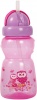 Фото товара Поильник-непроливайка Курносики с силиконовой соломинкой Розовая 300мл (7023-4)