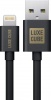 Фото товара Кабель USB -> Lightning Luxe Cube 1 м Black (7775557575211)