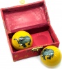 Фото товара Шары массажные Arjuna музыкальные Слоны желтые d-4 см (32242C)