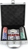 Фото товара Покерный набор Arjuna в кейсе 2 колоды карт + 100 фишек (19314)