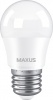 Фото товара Лампа Maxus LED G45 5W 3000K 220V E27 (1-LED-741)