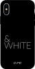 Фото товара Чехол для iPhone X/Xs Pump Silicone Minimalistic Black And White
