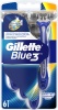 Фото товара Бритвенные станки одноразовые Gillette BLUE 3 Cool 6 шт. (7702018457304)