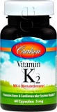 Фото Витамин К2 Carlson 5 мг 60 капсул (CL1000)